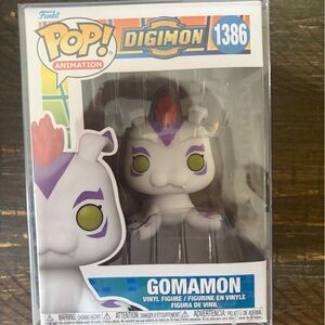 Funko Pop! Animation Digimon GOMAMON Vinyl Figure - White & Purple